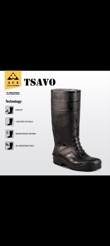 Steel Toe Ace Gumboots